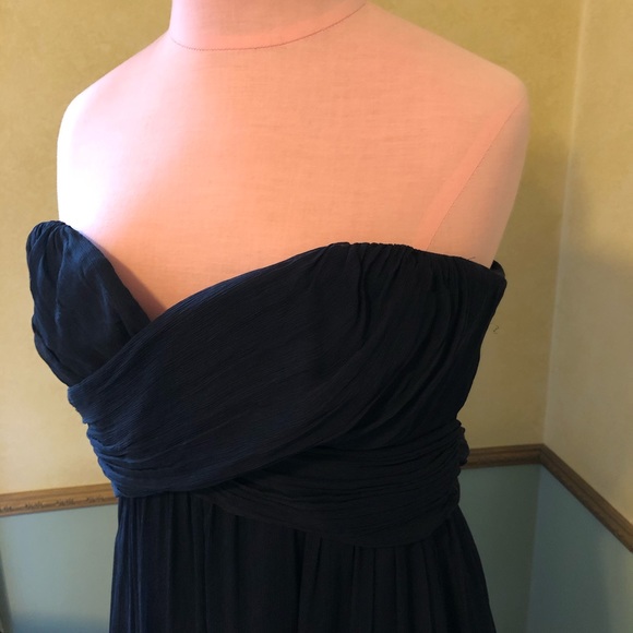 J.Crew Navy Strapless Gown - Picture 6 of 6